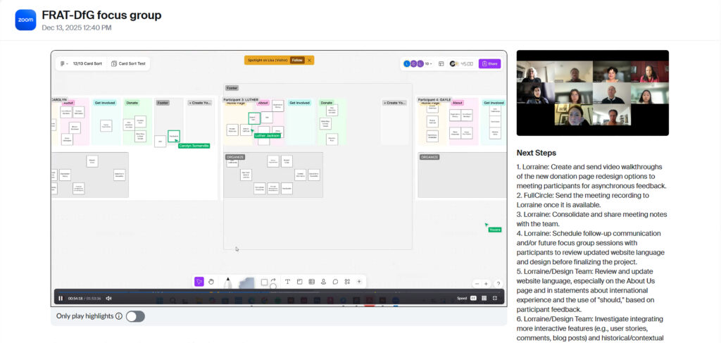 FullCircle Forms Family Reunion Advisory Team to Develop App
